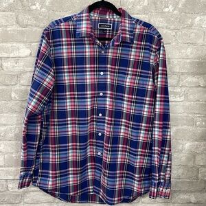 Club Room Plaid Button Down Shirt